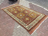 Vintage Hand Knotted Turkish Wool Rug 317x169 cm