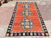 Vintage Hand Knotted Turkish Wool Rug 324cm x 176cm