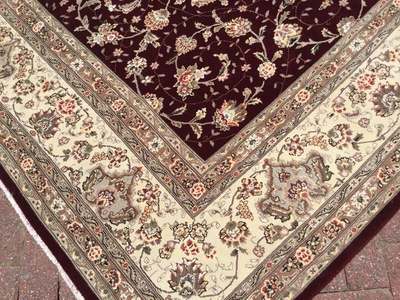 Vintage Hand Knotted Turkish Wool Rug 329cm x 233cm