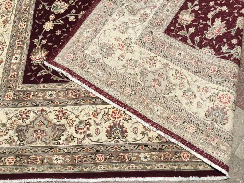 Vintage Hand Knotted Turkish Wool Rug 329cm x 233cm