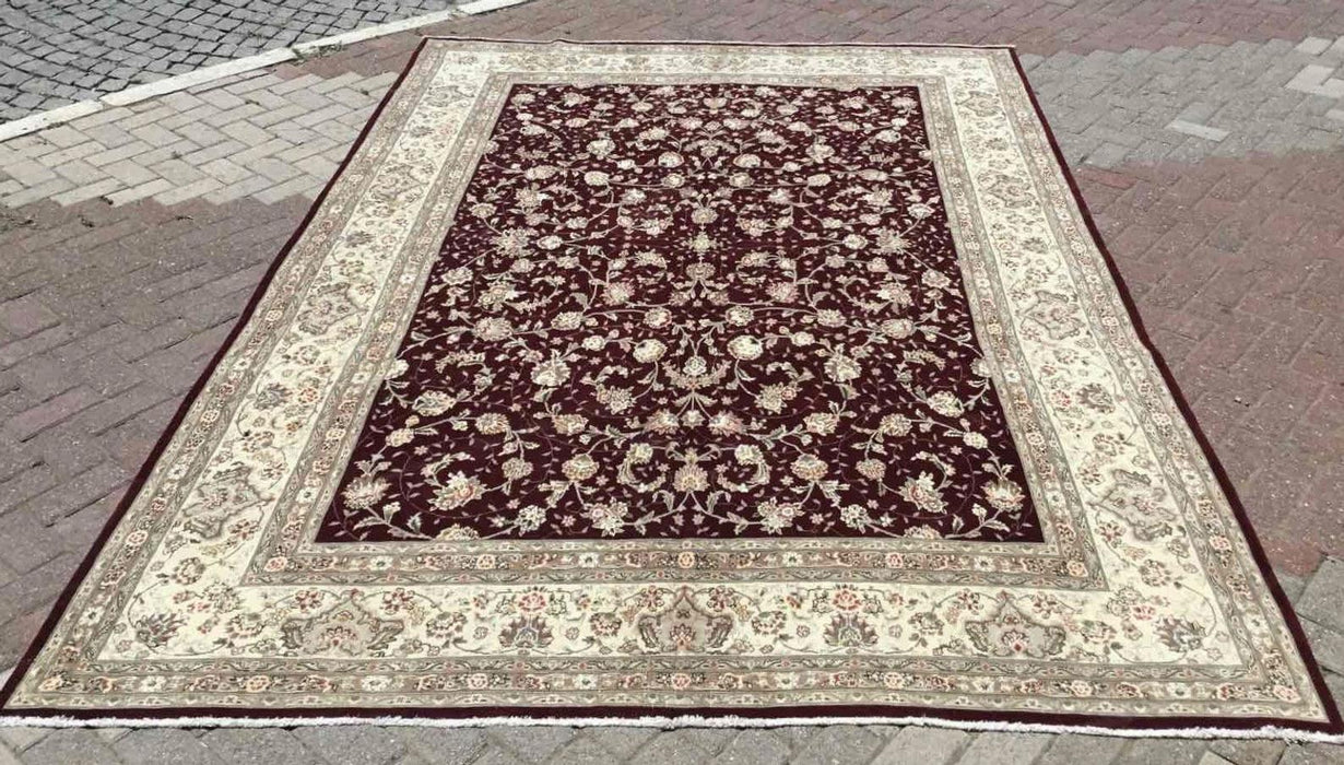 Vintage Hand Knotted Turkish Wool Rug 329cm x 233cm