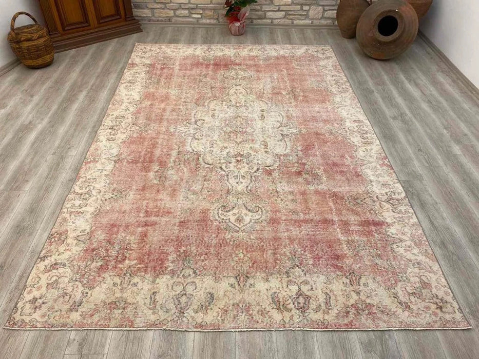 Vintage Hand Knotted Turkish Wool Rug 333cm x 223cm