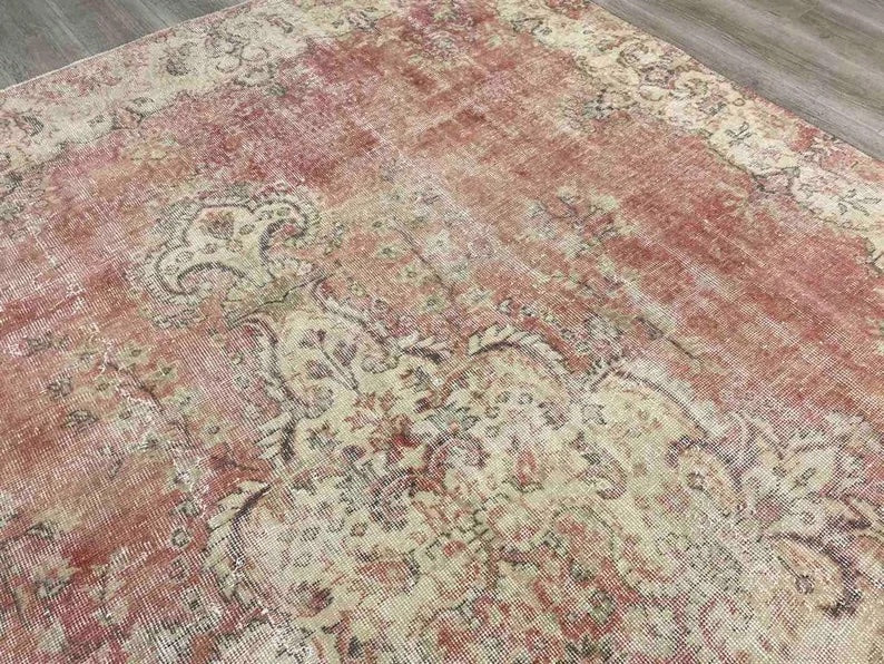 Vintage Hand Knotted Turkish Wool Rug 333cm x 223cm
