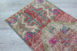 Vintage Hand-Knotted Turkish Wool Rug 42cm x 91cm