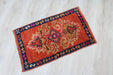 Vintage Hand-Knotted Turkish Wool Rug 44cm x 74cm