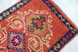 Vintage Hand-Knotted Turkish Wool Rug 44cm x 74cm