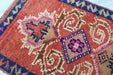 Vintage Hand-Knotted Turkish Wool Rug 44cm x 74cm