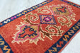 Vintage Hand-Knotted Turkish Wool Rug 44cm x 74cm