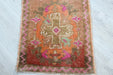 Vintage Hand-Knotted Turkish Wool Rug 46cm x 92cm