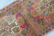 Vintage Hand-Knotted Turkish Wool Rug 46cm x 92cm