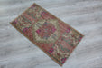 Vintage Hand-Knotted Turkish Wool Rug 48 cm x 85 cm