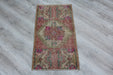Vintage Hand-Knotted Turkish Wool Rug 48 cm x 85 cm