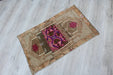 Vintage Hand-Knotted Turkish Wool Rug 51cm x 85cm