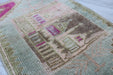 Vintage Hand-Knotted Turkish Wool Rug 56cm x 81cm
