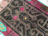Vintage Hand Knotted Turkish Wool Rug 95cm x 51cm