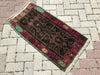 Vintage Hand Knotted Turkish Wool Rug 95cm x 51cm