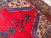 Vintage Hand Knotted Wool Area Rug 216cm x 114cm