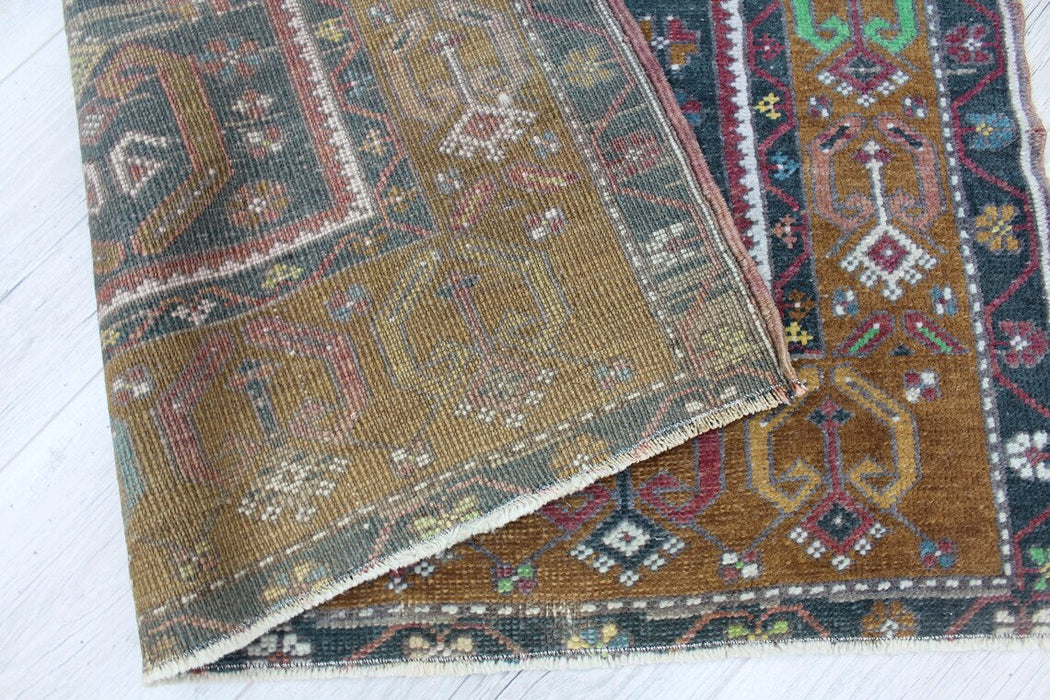 Vintage Hand-Knotted Wool Rug 100 cm x 180 cm