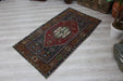 Vintage Hand-Knotted Wool Rug 100 cm x 180 cm