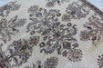 Vintage Hand-Knotted Wool Rug 123 cm x 145 cm Isparta Turkey