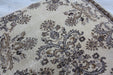 Vintage Hand-Knotted Wool Rug 123 cm x 145 cm Isparta Turkey