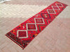 Vintage Hand Knotted Wool Rug 129cm x 63cm Made in Turkey