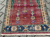 Vintage Hand-Knotted Wool Rug 131cm x 81cm Isparta Turkey