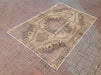 Vintage Hand Knotted Wool Rug 195cm x 127cm Turkey 1930s