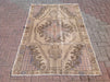 Vintage Hand Knotted Wool Rug 195cm x 127cm Turkey 1930s
