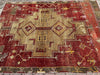 Vintage Hand Knotted Wool Rug 205x151 cm from Turkey