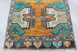 Vintage Hand-Knotted Wool Rug 208cm x 122cm