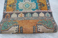 Vintage Hand-Knotted Wool Rug 208cm x 122cm