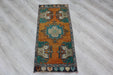Vintage Hand-Knotted Wool Rug 208cm x 122cm