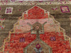 Vintage Hand Knotted Wool Rug 221x180 cm Turkey 1950's