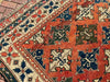 Vintage Hand Knotted Wool Rug 223x198 cm Turkish Design