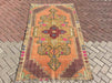 Vintage Hand Knotted Wool Rug 230cm x 130cm From Turkey