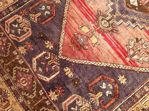 Vintage Hand Knotted Wool Rug 272cm x 129cm Turkey