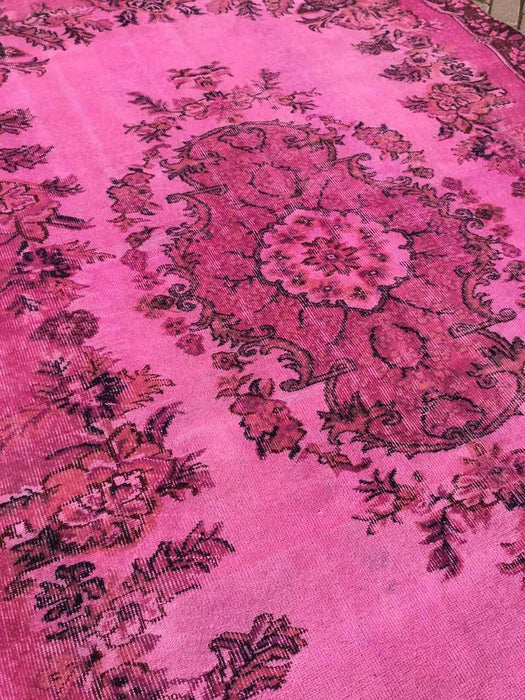 Vintage Hand Knotted Wool Rug 305cm x 204cm From Turkey