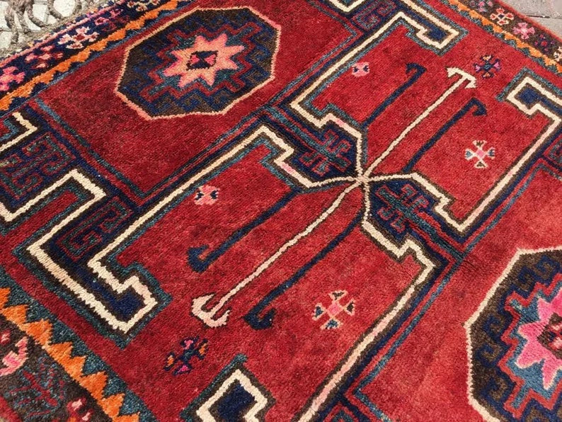 Vintage Hand Knotted Wool Rug 324cm x 165cm Turkey