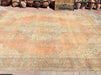 Vintage Hand Knotted Wool Rug 392cm x 302cm from Turkey