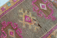 Vintage Hand-Knotted Wool Rug 44cm x 73cm from Turkey