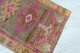 Vintage Hand-Knotted Wool Rug 44cm x 73cm from Turkey