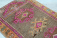 Vintage Hand-Knotted Wool Rug 44cm x 73cm from Turkey