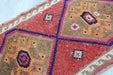 Vintage Hand-Knotted Wool Rug 45 x 85 cm