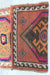 Vintage Hand-Knotted Wool Rug 45 x 85 cm