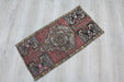 Vintage Hand-Knotted Wool Rug 46 cm x 89 cm