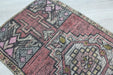 Vintage Hand-Knotted Wool Rug 46 cm x 89 cm