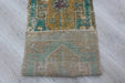 Vintage Hand-Knotted Wool Rug 46cm x 109cm Turquie