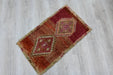 Vintage Hand-Knotted Wool Rug 46cm x 80cm Isparta Turkey