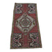 Vintage Hand-Knotted Wool Rug 47cm x 95cm Isparta Turkey